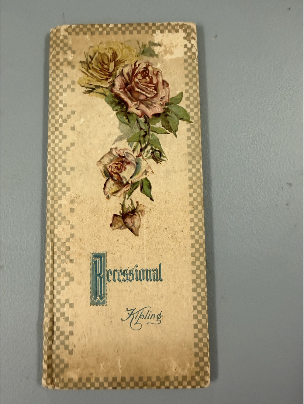 Recessional Rudyard Kipling Vintage Booklet Charles E Graham Illustrated Poetry